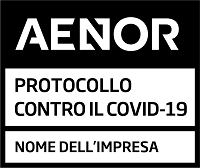 Logo AENOR del Protocollo contro il Covid-19