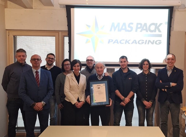 Mas Pack Spa ottiene la certificazione ISO 14064: un passo verso la sostenibilità