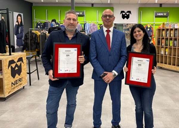 Neri Safety ottiene la certificazione ISO 45001 con AENOR ITALIA